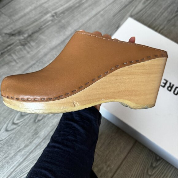 No. 6 Wedge Clog in Palomino (size 39) - Picture 12 of 15